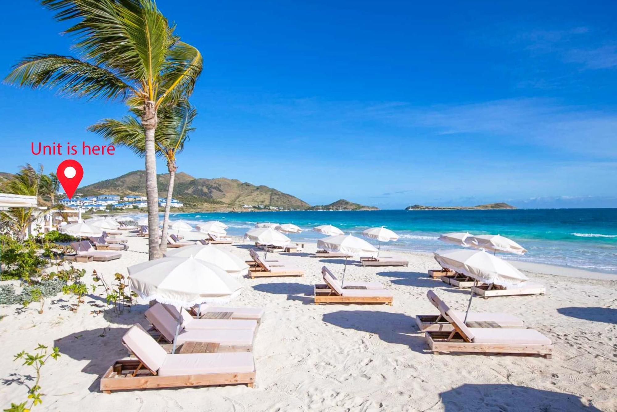 Top Floor Unit 520 Ft2 - 48 M2 With Stunning Dominant View On Ocean, St Barth, Orient Bay Cul de Sac Екстер'єр фото