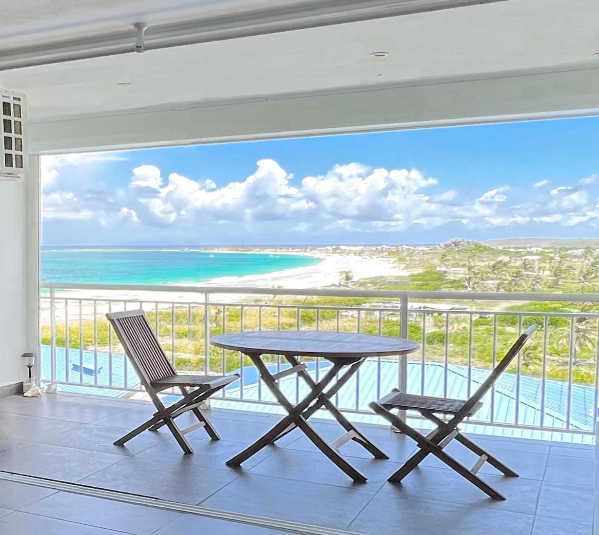 Top Floor Unit 520 Ft2 - 48 M2 With Stunning Dominant View On Ocean, St Barth, Orient Bay Cul de Sac Екстер'єр фото
